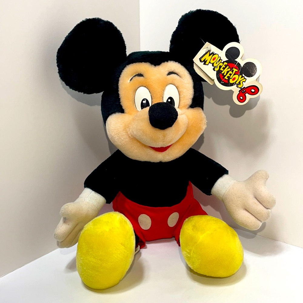 Vintage 80’s Mickey Mouse Walt Disney World Theme Parks! 15" Plush